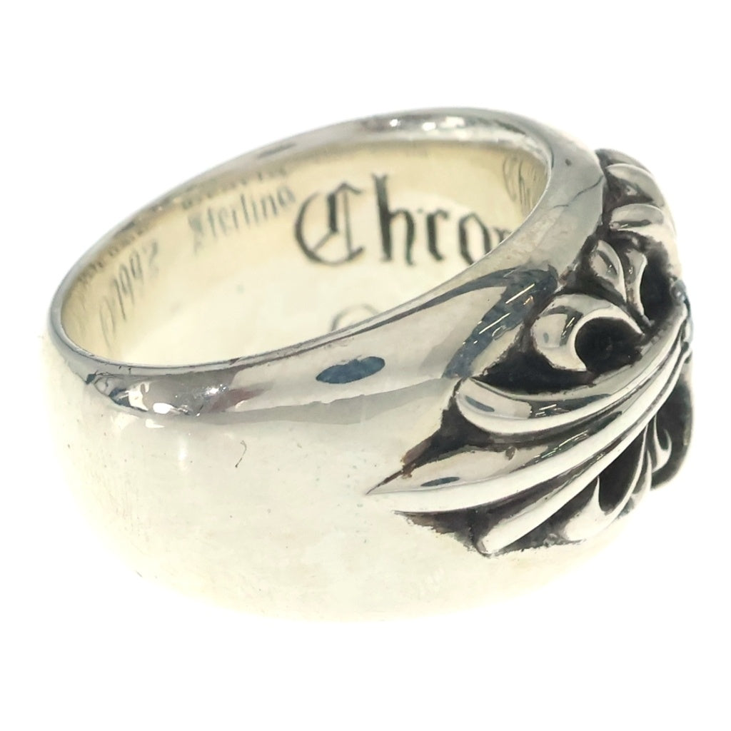 CHROME HEARTS(クロムハーツ) FLRL CRS 1DIA フローラルクロス リング 1ダイヤ シルバー