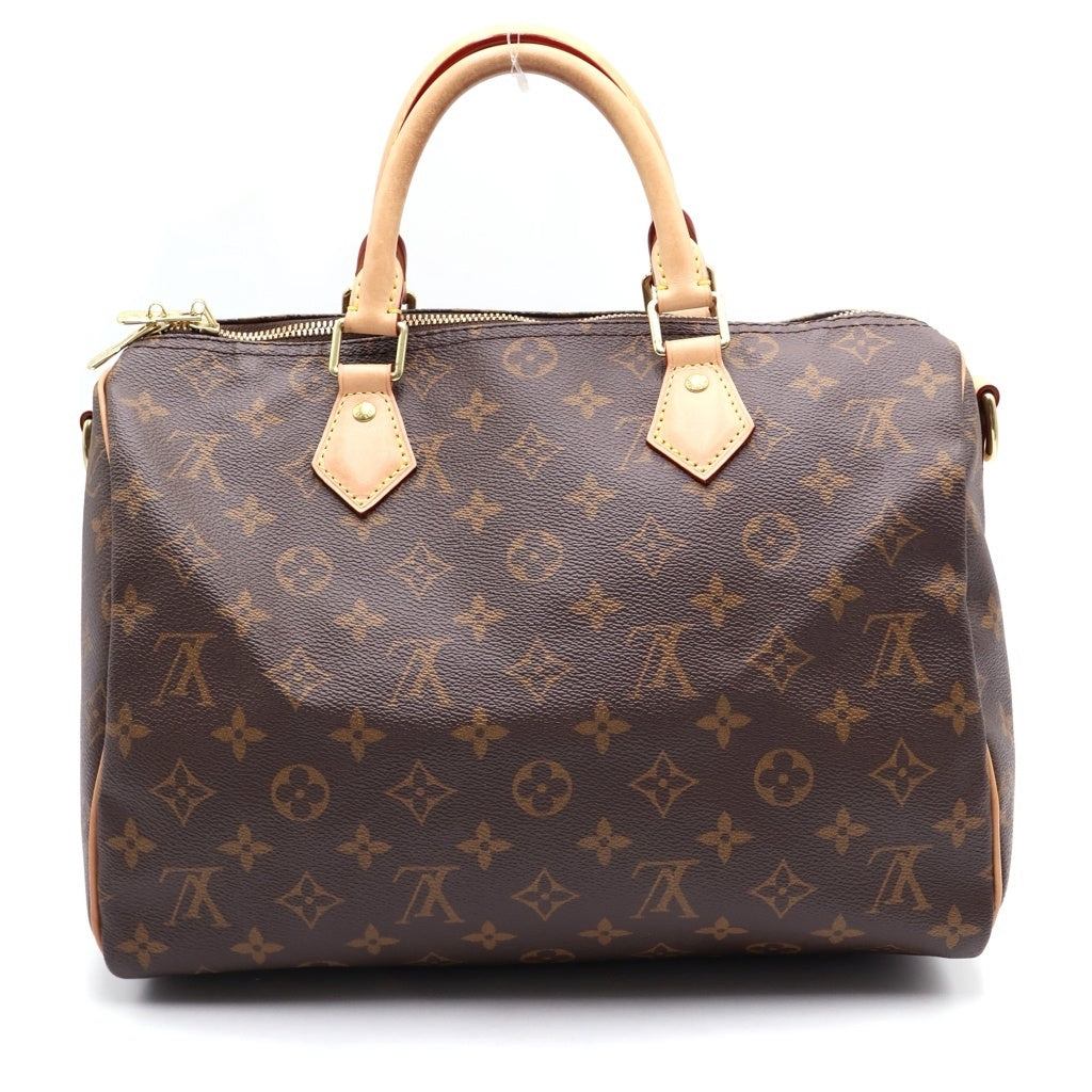 LOUIS VUITTON(ルイヴィトン) モノグラム スピーディ バンドリエール30 PVC レザー 2WAY ハンド ショルダーバッグ ブラウン M46980 レディース