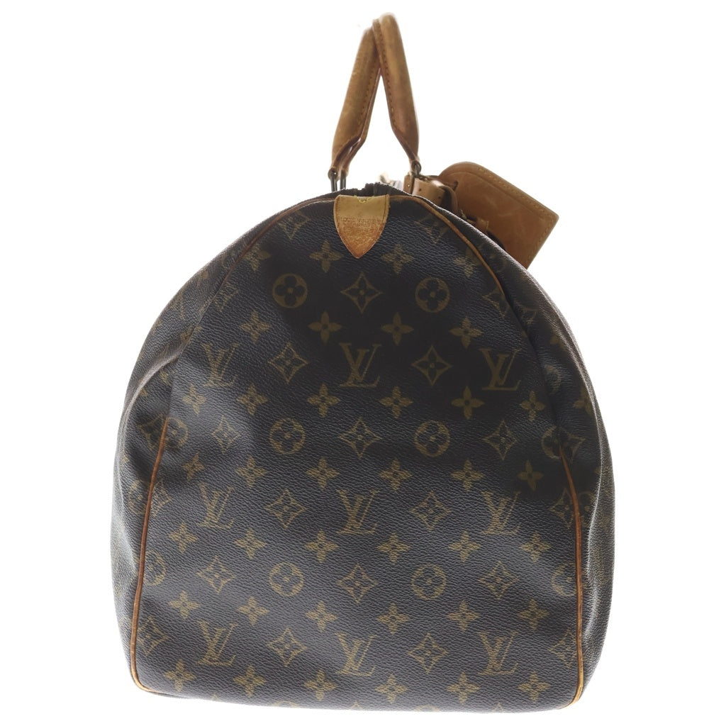 LOUIS VUITTON(ルイヴィトン) モノグラム キーポル55 PVC レザー ボストンバッグ ブラウン M41424