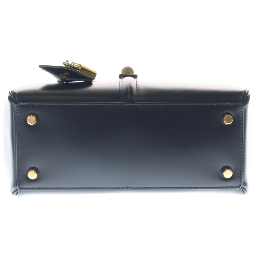 CELINE(セリーヌ) スモール16 セーズ ハンド ショルダーバッグ カーフスキン レザー ゴールド金具 ブラック 188003BEY.38NO レディース
