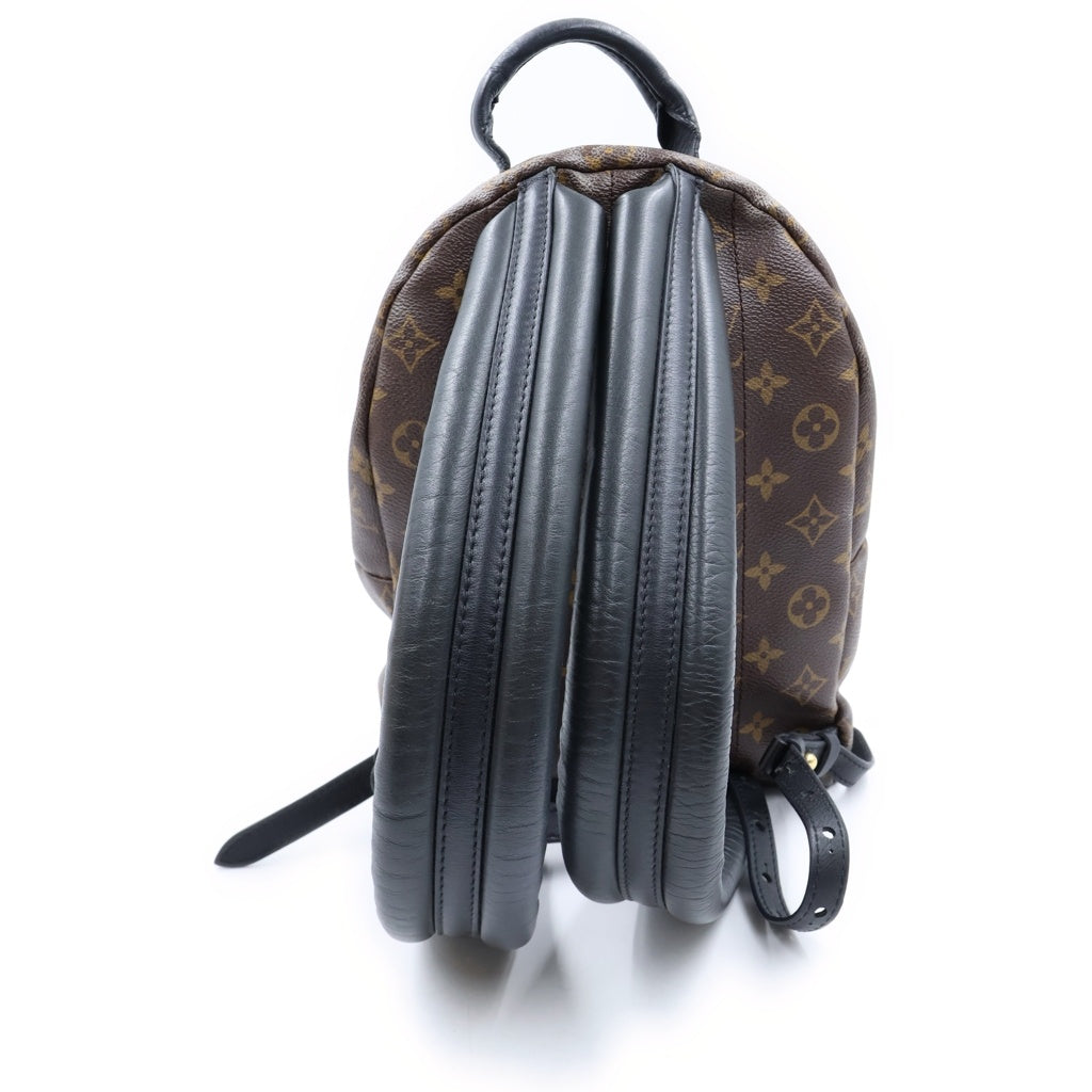 LOUIS VUITTON(ルイヴィトン) モノグラム パームスプリングス 旧型 リュックサック バックパック ブラウン×ブラック レザー×PVC M41560 ゴールド金具 レディース