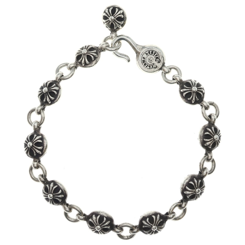 CHROME HEARTS(クロムハーツ) NO2 BALL #2クロスボールブレスレット シルバー BCA176