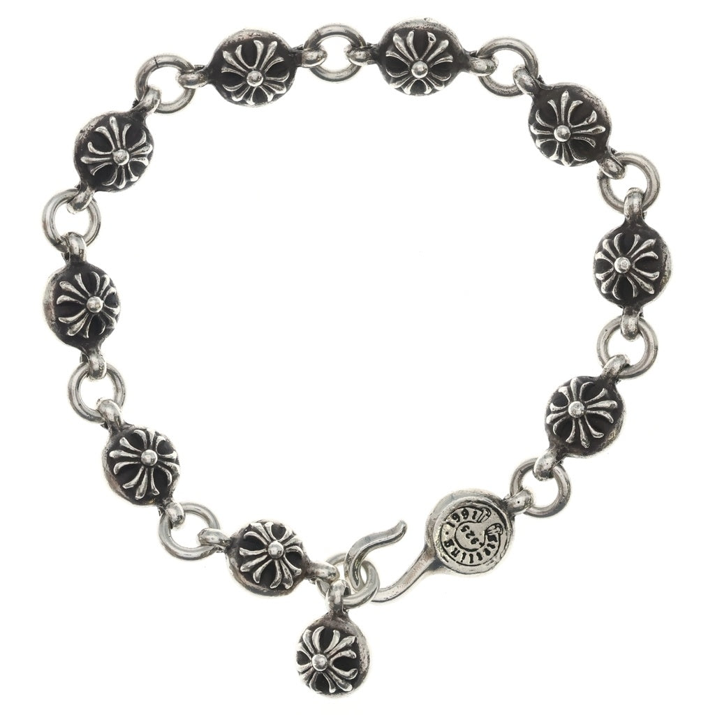 CHROME HEARTS(クロムハーツ) NO2 BALL #2クロスボールブレスレット シルバー BCA176