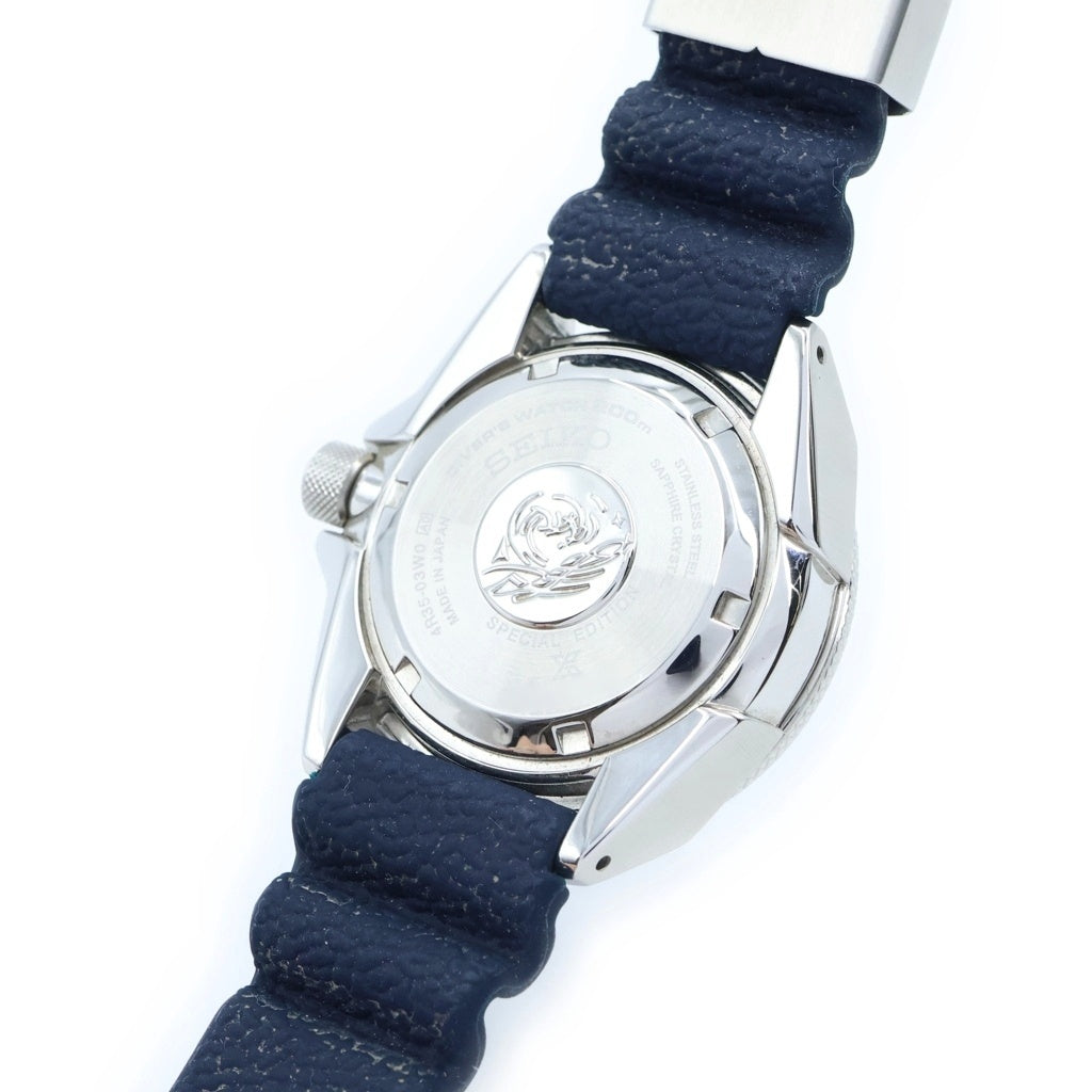 SEIKO(セイコー) プロスペックス サムライ 青文字盤 SS×ラバー/AT ステンレス 自動巻き 腕時計 SBDY123
