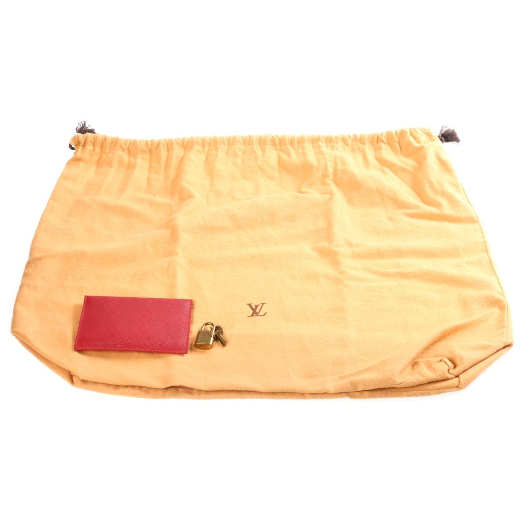 LOUIS VUITTON(ルイヴィトン) ×シャロンストーン モノグラム アムファースリー ショルダーバッグ ブラウン レザー×PVC M47275 ゴールド金具 レディース