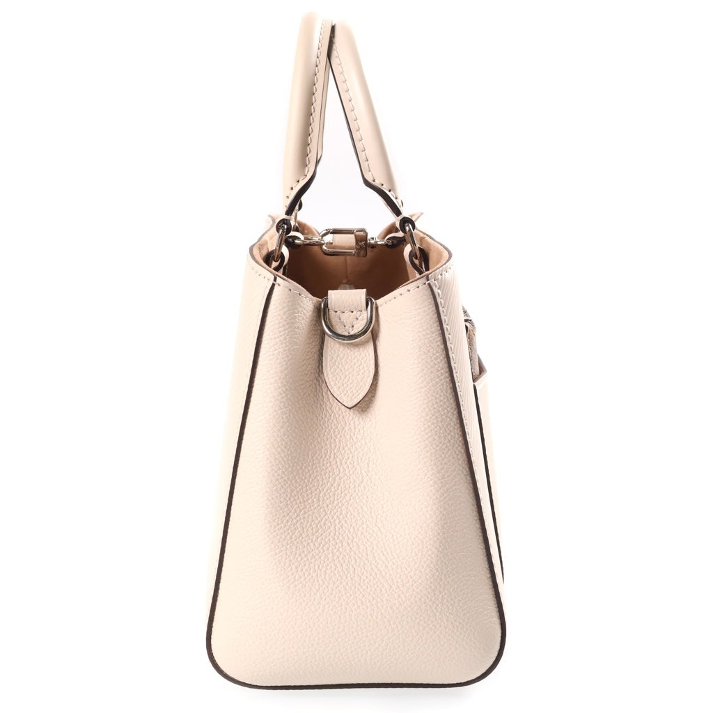 LOUIS VUITTON(ルイヴィトン) エピ マレルトートBB クォーツ 2WAYハンドバッグ ショルダーバッグ アイボリー×ブラウン レザー M20520 シルバー金具 レディース