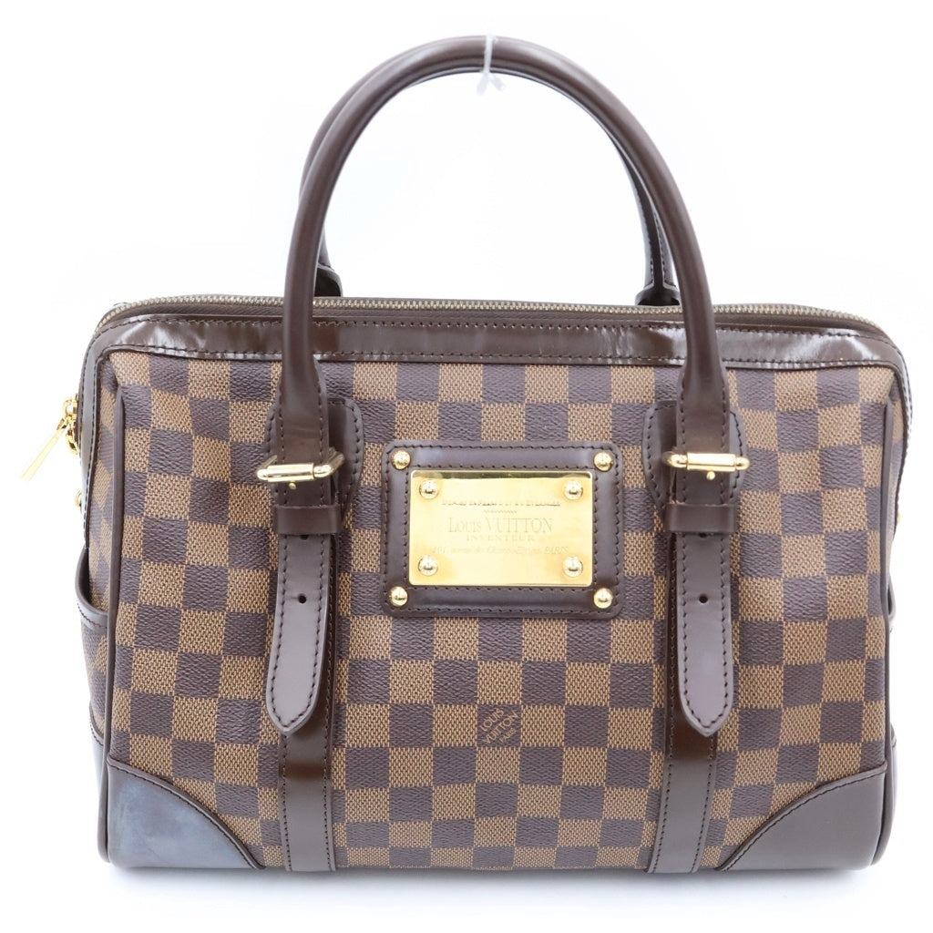 LOUIS VUITTON(ルイヴィトン) ダミエ バークレー PVC レザー ハンド ボストンバッグ ブラウン N52000 レディース