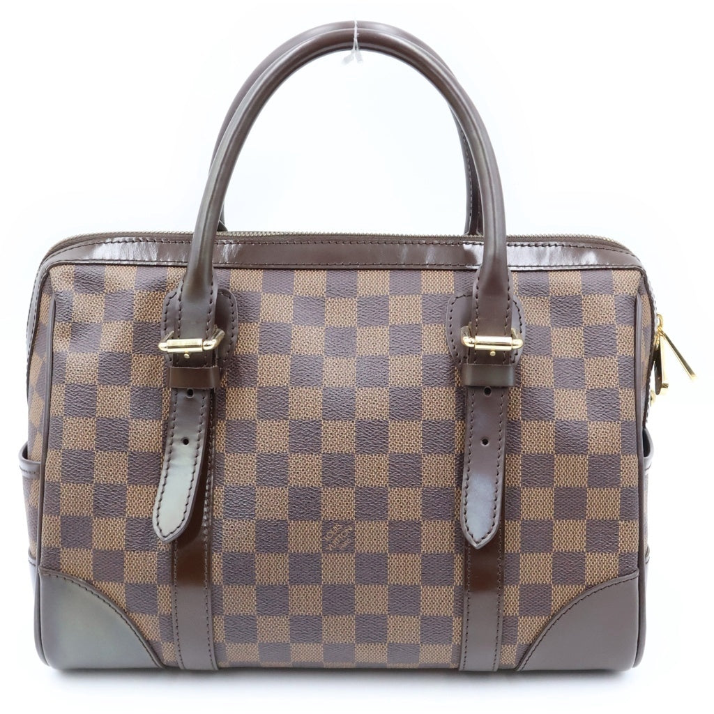 LOUIS VUITTON(ルイヴィトン) ダミエ バークレー PVC レザー ハンド ボストンバッグ ブラウン N52000 レディース