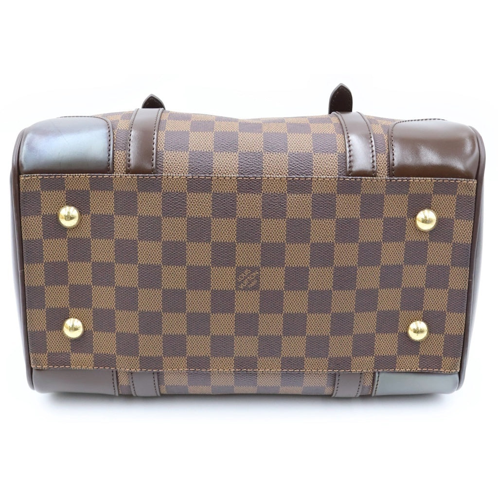 LOUIS VUITTON(ルイヴィトン) ダミエ バークレー PVC レザー ハンド ボストンバッグ ブラウン N52000 レディース
