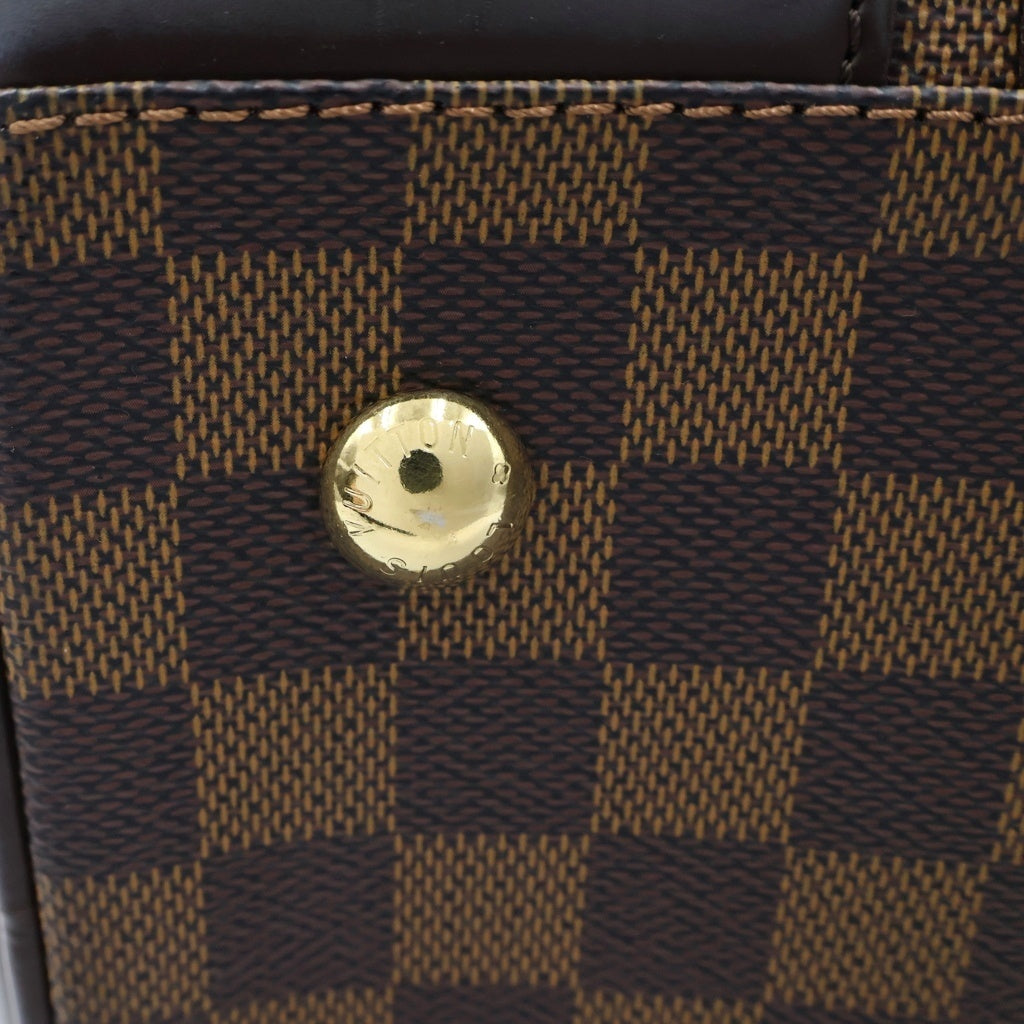 LOUIS VUITTON(ルイヴィトン) ダミエ バークレー PVC レザー ハンド ボストンバッグ ブラウン N52000 レディース