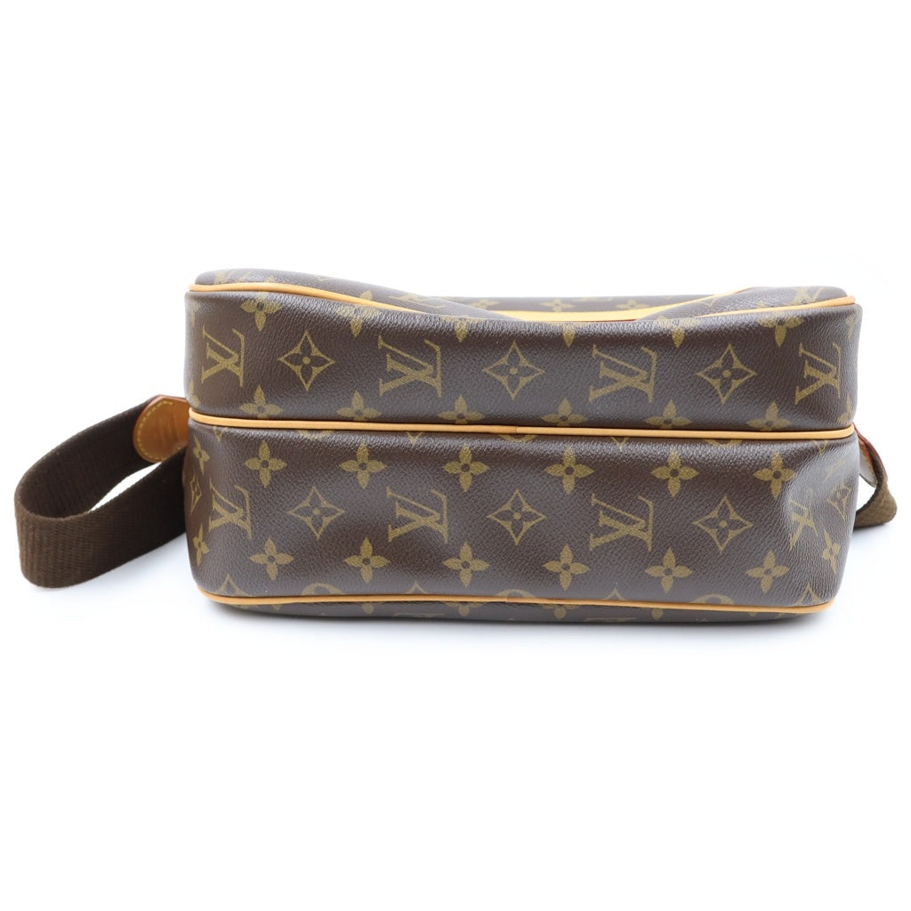 LOUIS VUITTON(ルイヴィトン) モノグラム リポーターPM ショルダーバッグ ブラウン PVCレザー M45254 ゴールド金具 レディース