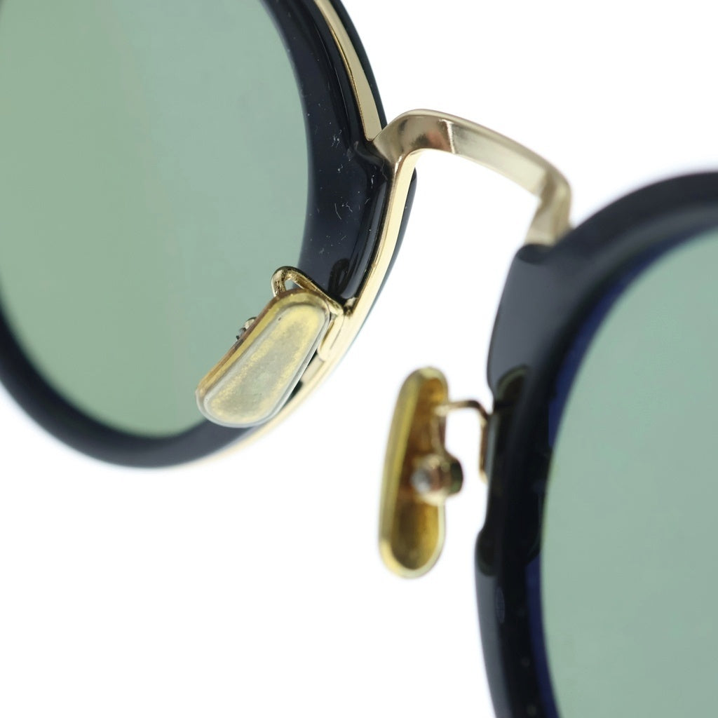 CELINE(セリーヌ) コンビネーション ラウンド ボストン サングラス 眼鏡 ブラック/ゴールド CL40011UN レディース