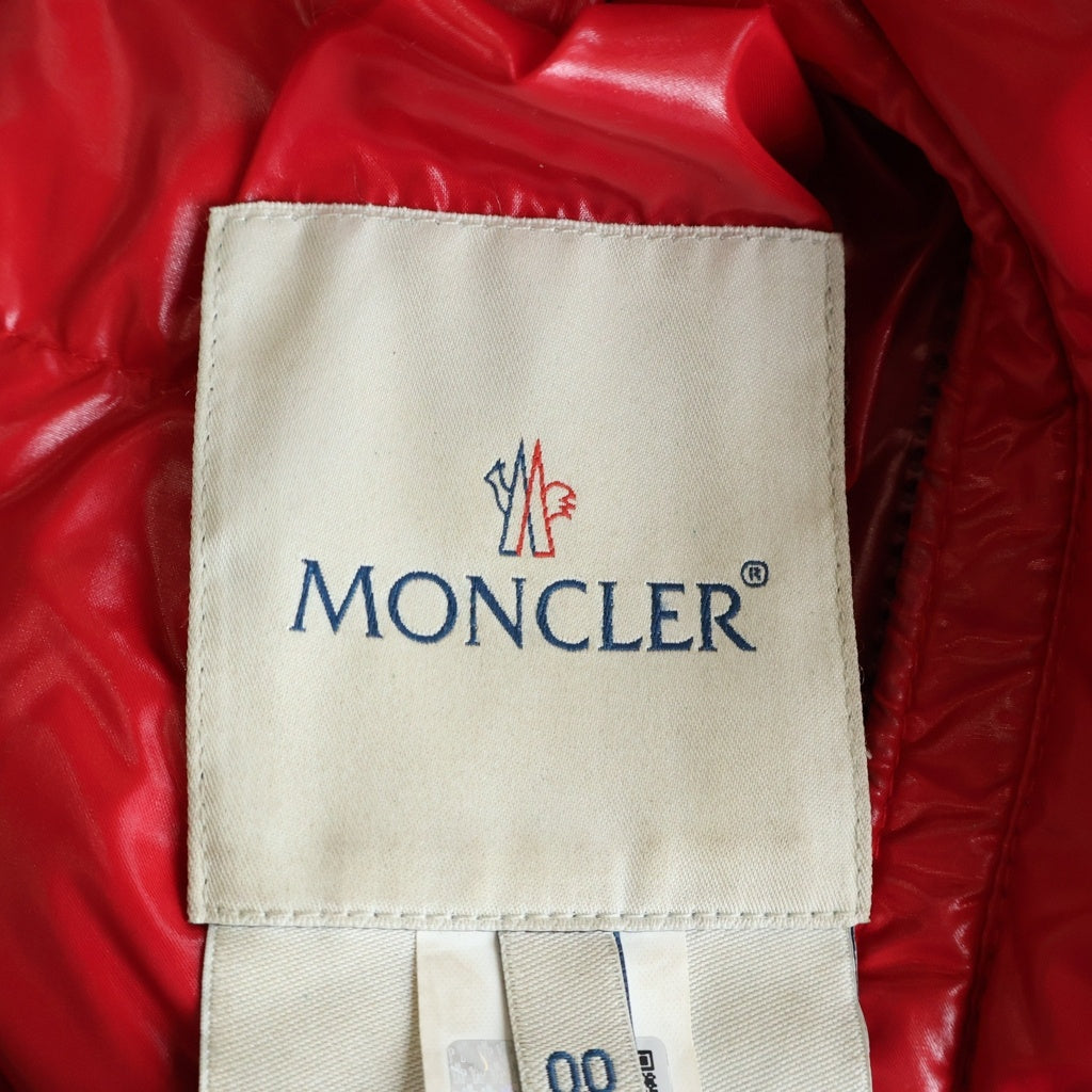 MONCLER(モンクレール) SNOWMAN リバーシブル 雪だるま柄 ダウンジャケット レッド #00 A20964140605 68950