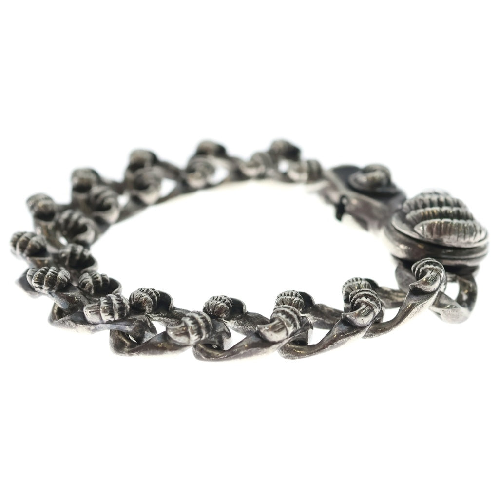 CHROME HEARTS(クロムハーツ) CROW FNCY CHN LNK クロウ ファンシーリンク クリップブレスレット 12リンク シルバー