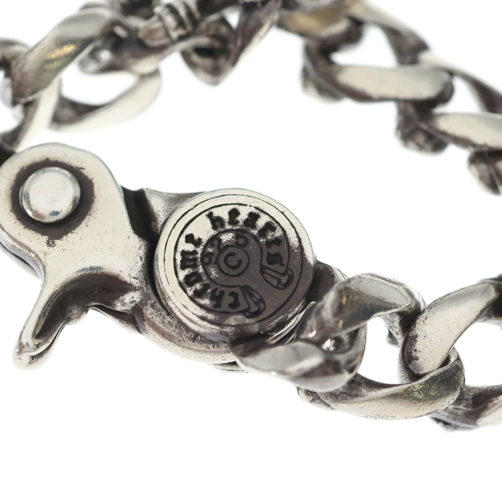 CHROME HEARTS(クロムハーツ) CROW FNCY CHN LNK クロウ ファンシーリンク クリップブレスレット 12リンク シルバー