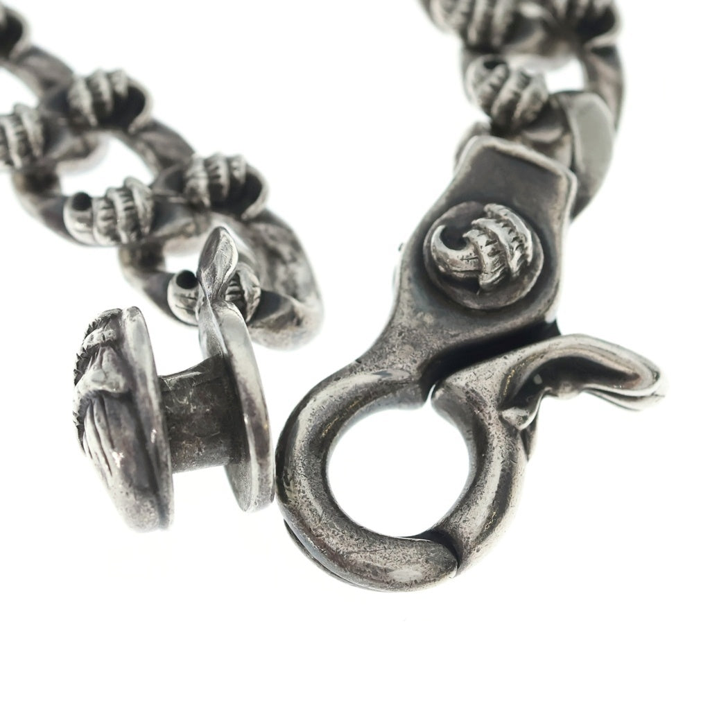CHROME HEARTS(クロムハーツ) CROW FNCY CHN LNK クロウ ファンシーリンク クリップブレスレット 12リンク シルバー