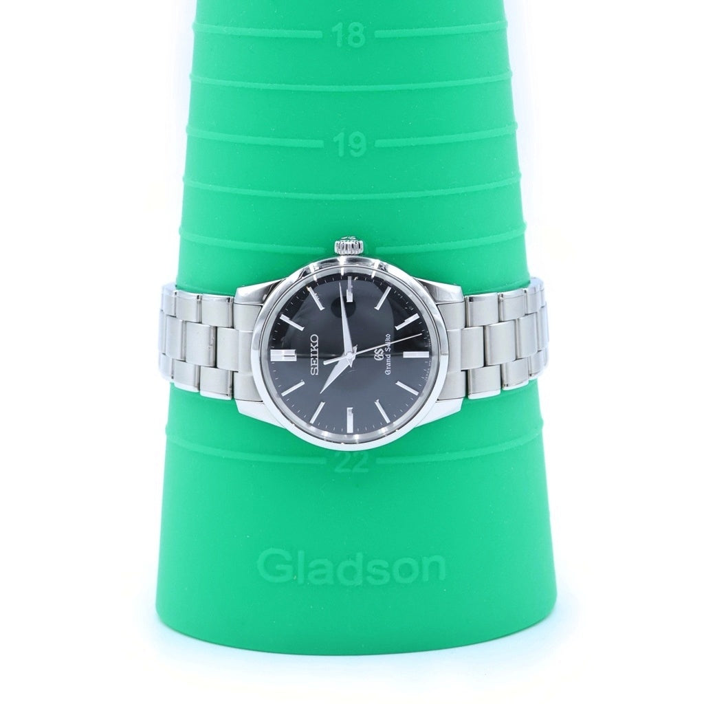 GRAND SEIKO(グランドセイコー) エレガンスコレクション 黒文字盤 腕時計 SS/QZ SBGX121 シルバー×ブラック