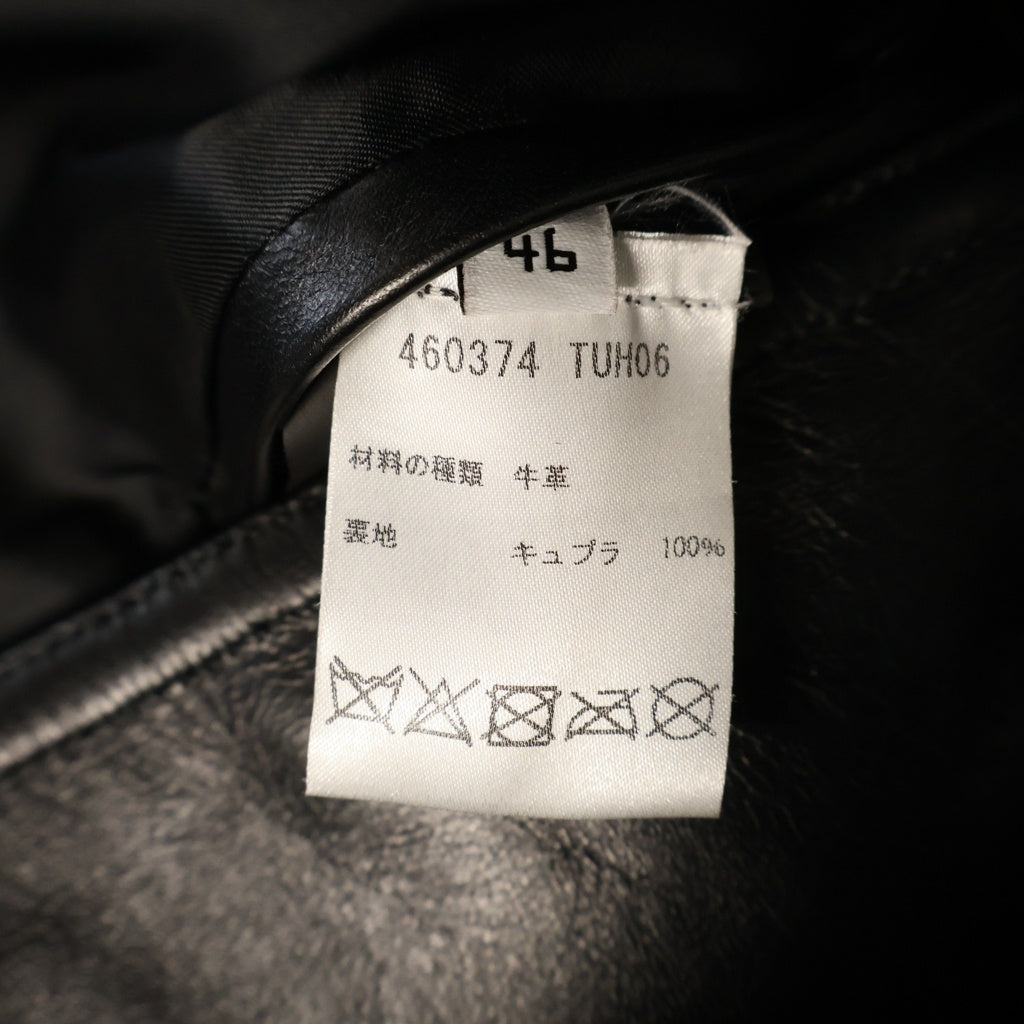 BALENCIAGA(バレンシアガ) ダブル ライダース ジャケット ブルゾン レザー ブラック レディース