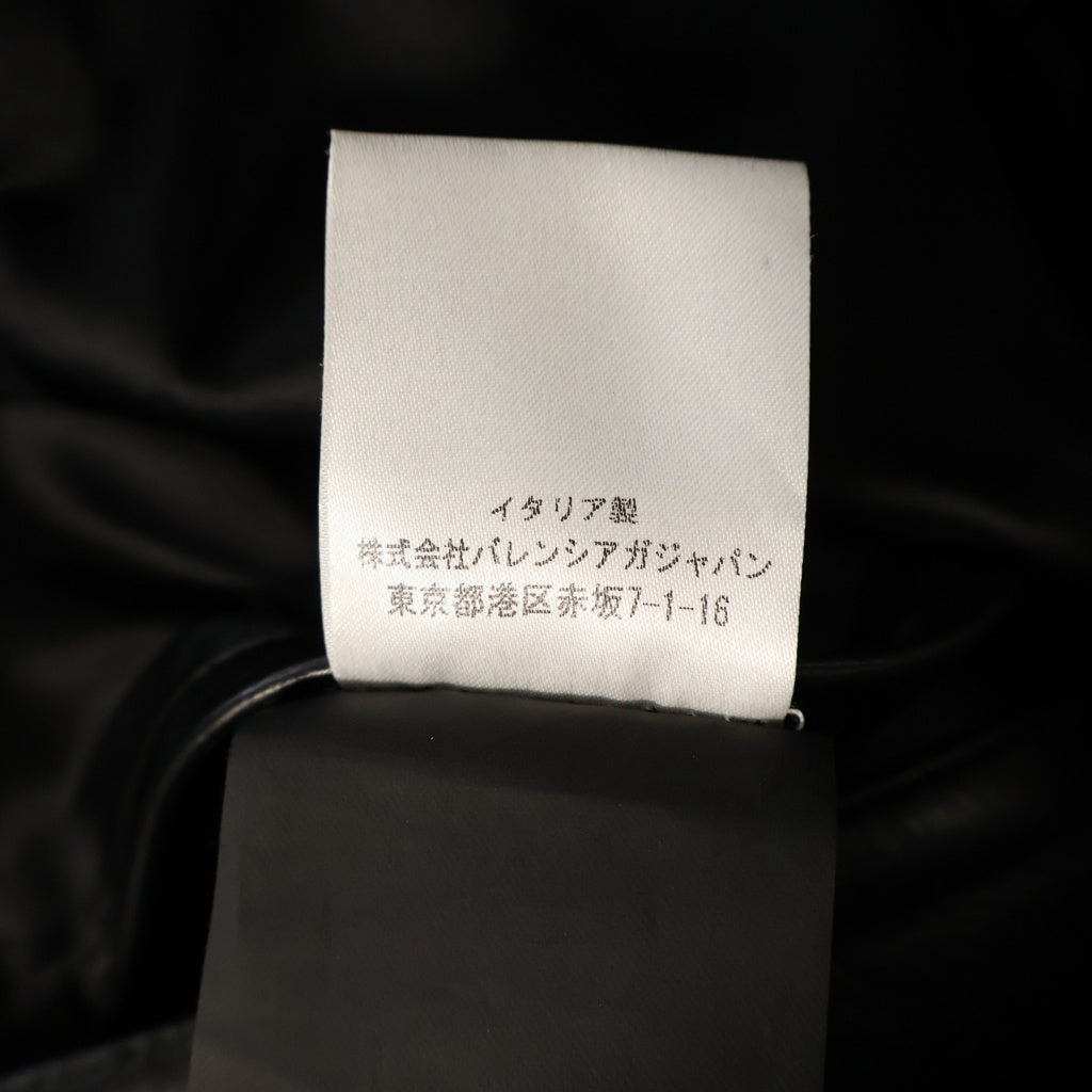 BALENCIAGA(バレンシアガ) ダブル ライダース ジャケット ブルゾン レザー ブラック レディース