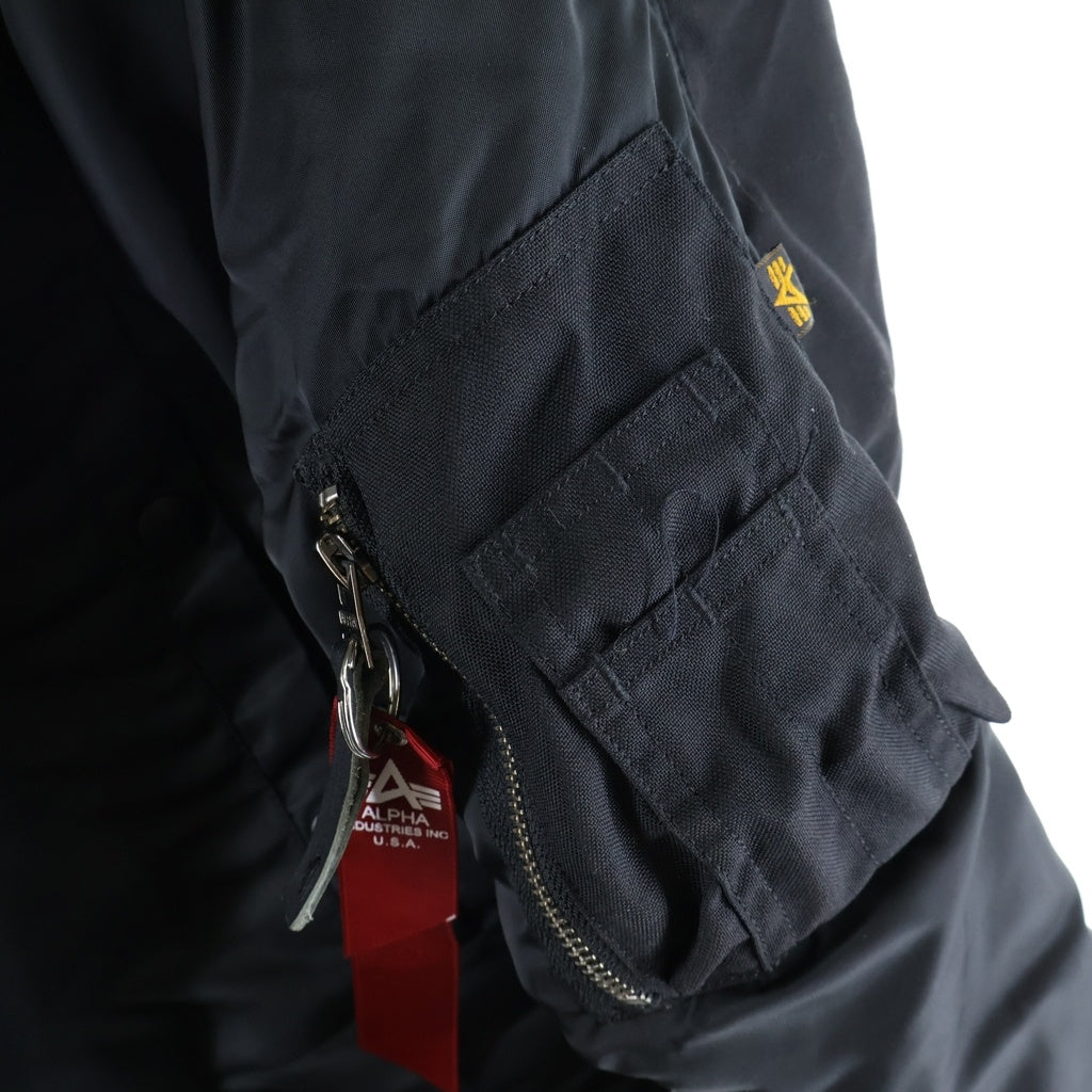 ALPHA INDUSTRIES(アルファ インダストリーズ) フライトジャケット ブラック #L 21095-201