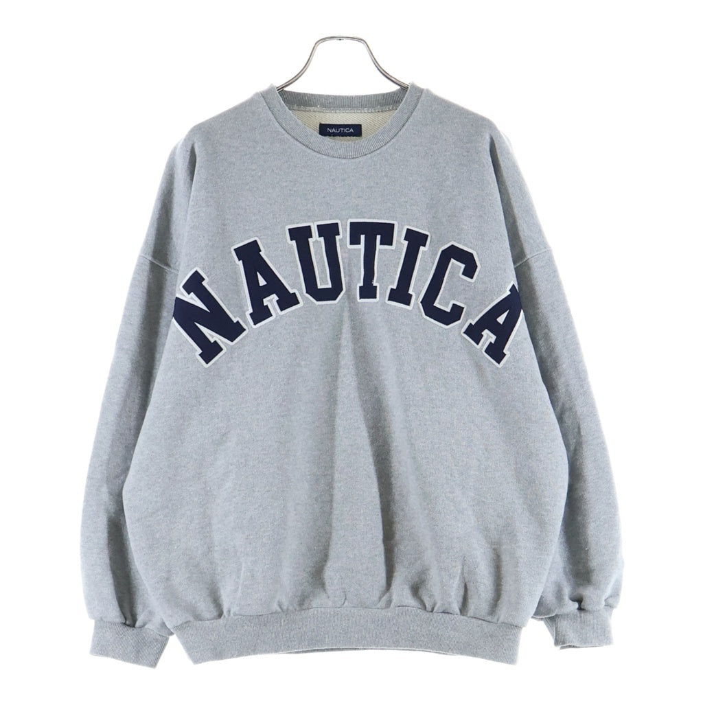 NAUTICA(ノーティカ) FREAKS STORE別注 アーチロゴスウェットトレーナー グレー #M 211-1217