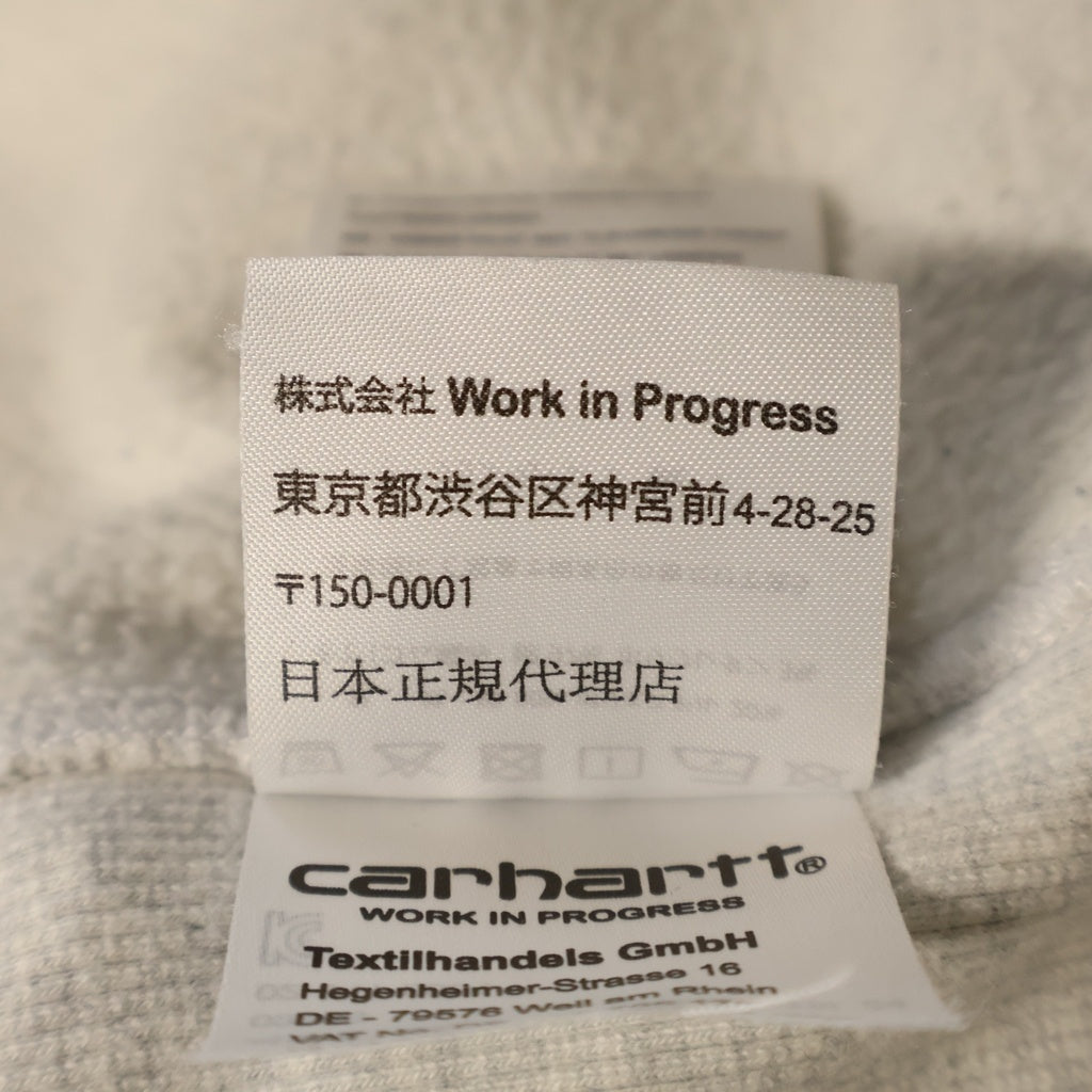 Carhartt WIP(カーハート ダブリューアイピー) ハーフジップスウェットトレーナー グレー #L