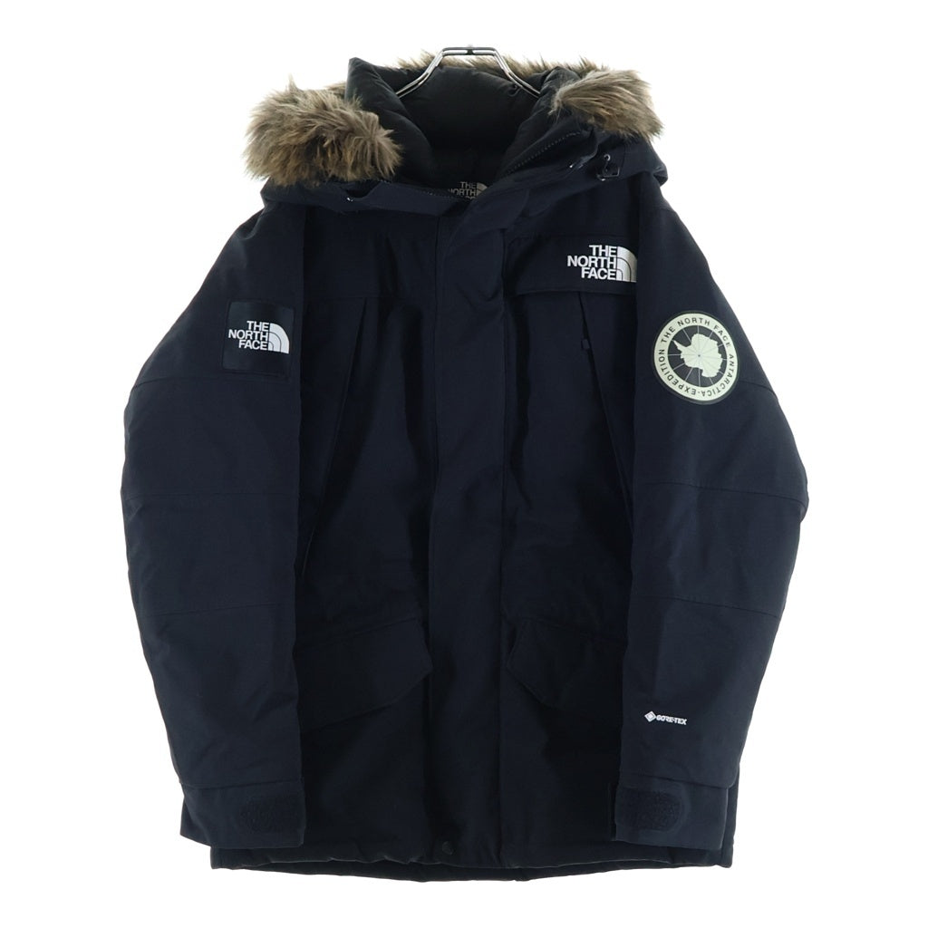 THE NORTH FACE(ザノースフェイス) ANTARCTICA PARKA アンタークティカパーカ フロントロゴエンブロイダリー ファーフーデッド ジップアップ ダウンジャケット ブラック #L ND92032