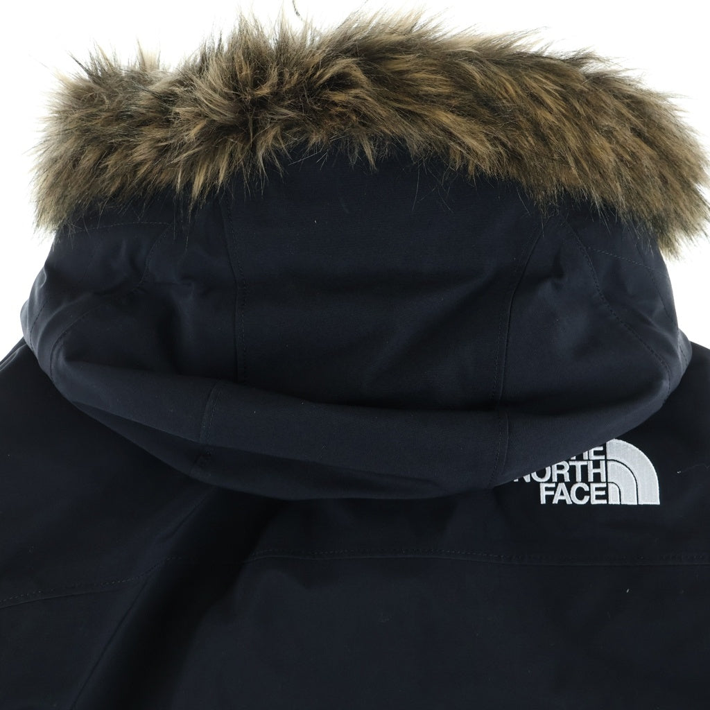 THE NORTH FACE(ザノースフェイス) ANTARCTICA PARKA アンタークティカパーカ フロントロゴエンブロイダリー ファーフーデッド ジップアップ ダウンジャケット ブラック #L ND92032
