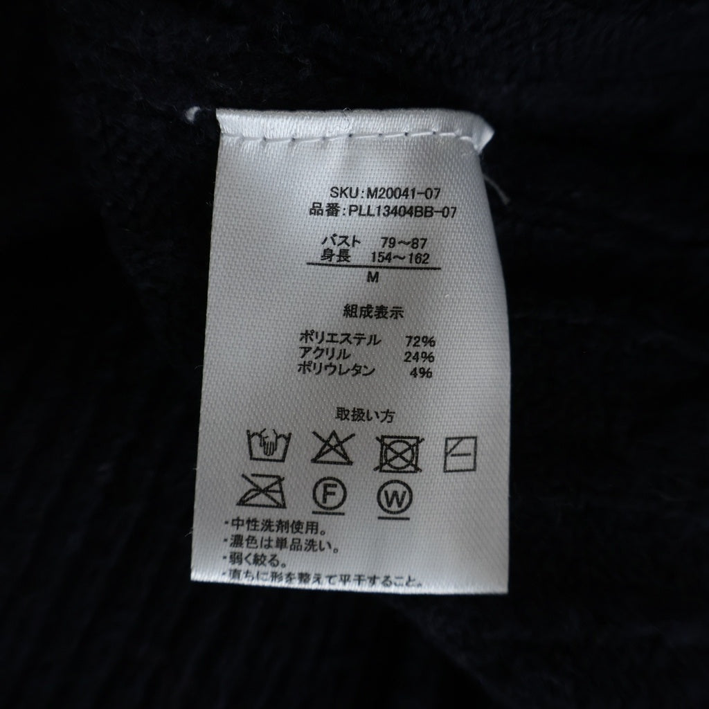 U.S. POLO ASSN.(ユーエスポロアッスン) ワンポイントニットセーター ネイビー #M レディース
