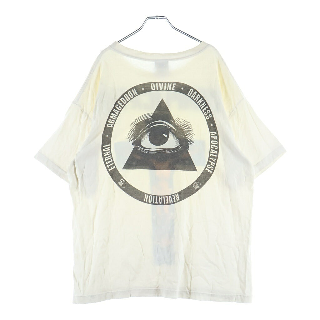 SAINT MICHAEL(セントマイケル) 23AW COMPLICATED S/S TEE 半袖 クルーネック Tシャツ ホワイト #XL SM-A23-0000-C18