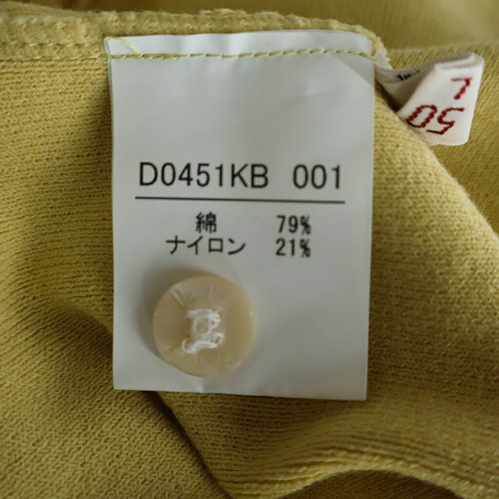 PAPAS(パパス) ■長袖ニットシャツ マスタード #50