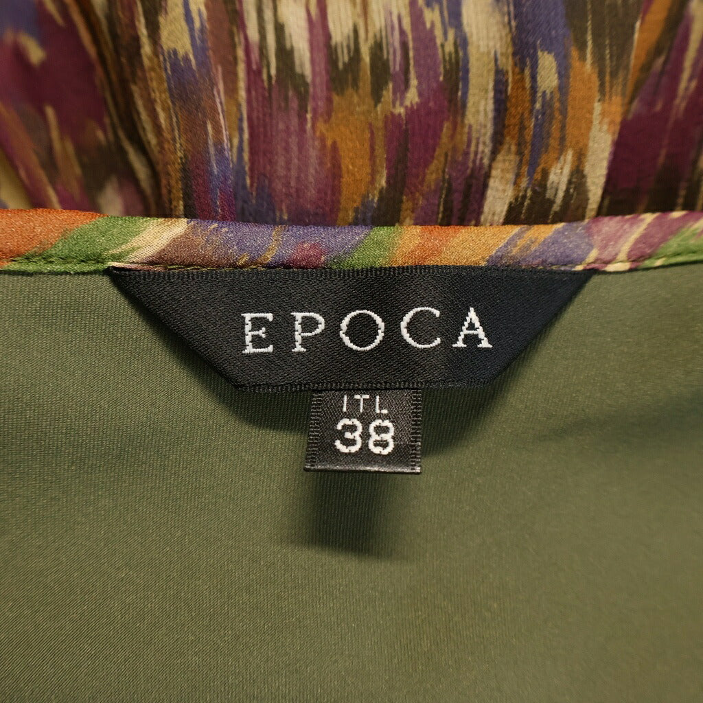 EPOCA(エポカ) シフォンポンチョ トップス フリンジ マルチ #38