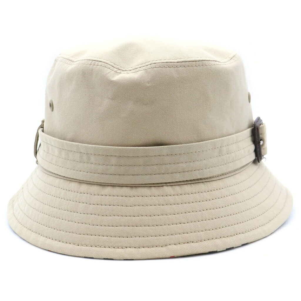 BURBERRY(バーバリー) 裏地ノヴァチェックバケットハット ベージュ #M 8057391
