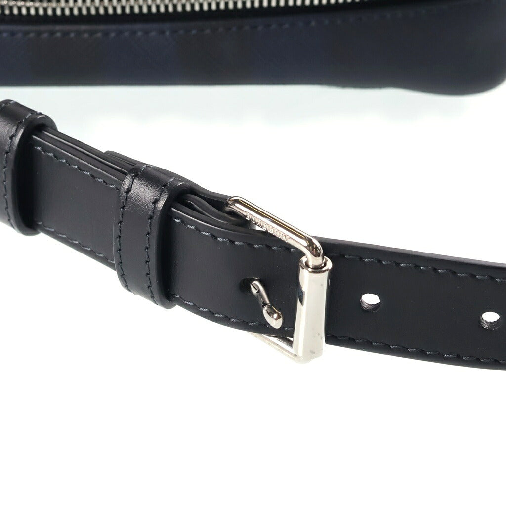 BURBERRY(バーバリー) ■チェック柄カメラバッグ ショルダーバッグ ネイビー×ブラック 8073271