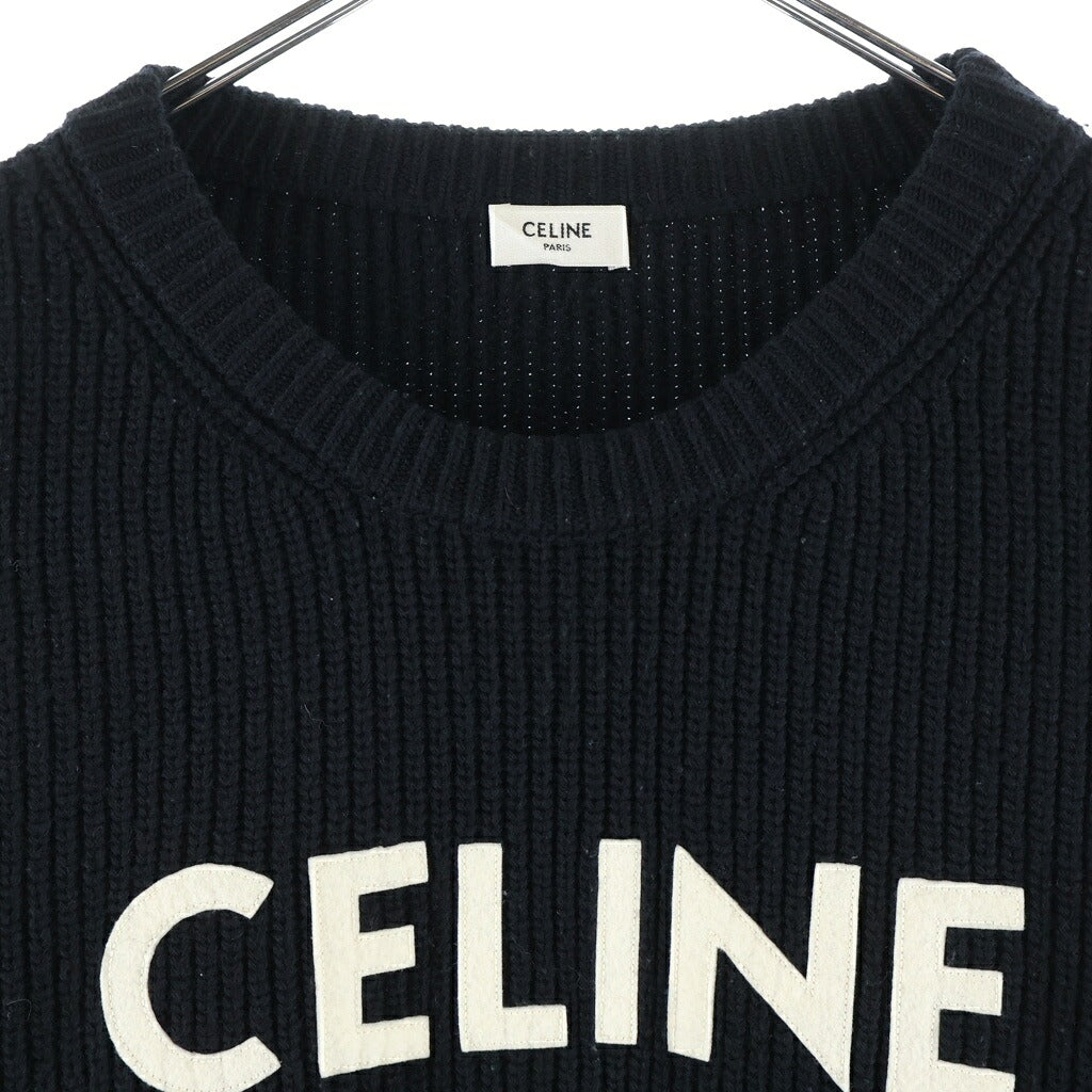 CELINE(セリーヌ) ■21AW ロゴニットセーター ブラック #M 2A19R423P.38NO
