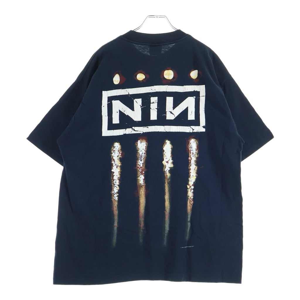VINTAGE(ヴィンテージ) 90s NINE INCH NAILS THE DOWNWARD SPIRAL TEE ナインインチネイルズ ダウンワードスパイラル 半袖Tシャツ カットソー ブラック