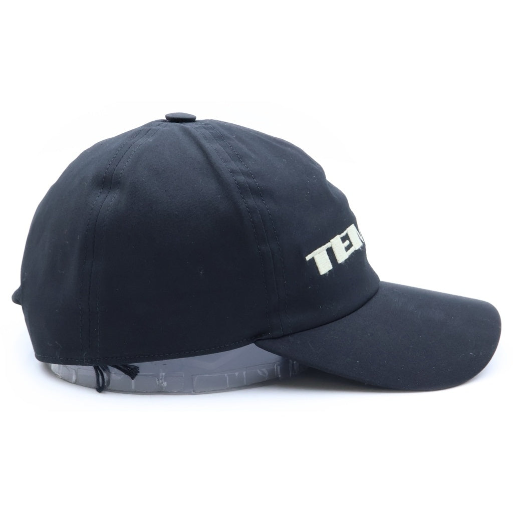 DRKSHDW(ダークシャドウ) 26SS TEMPLE BASEBALL CAP テンプル ベースボールキャップ ブラック DA01F4478-TEEM9