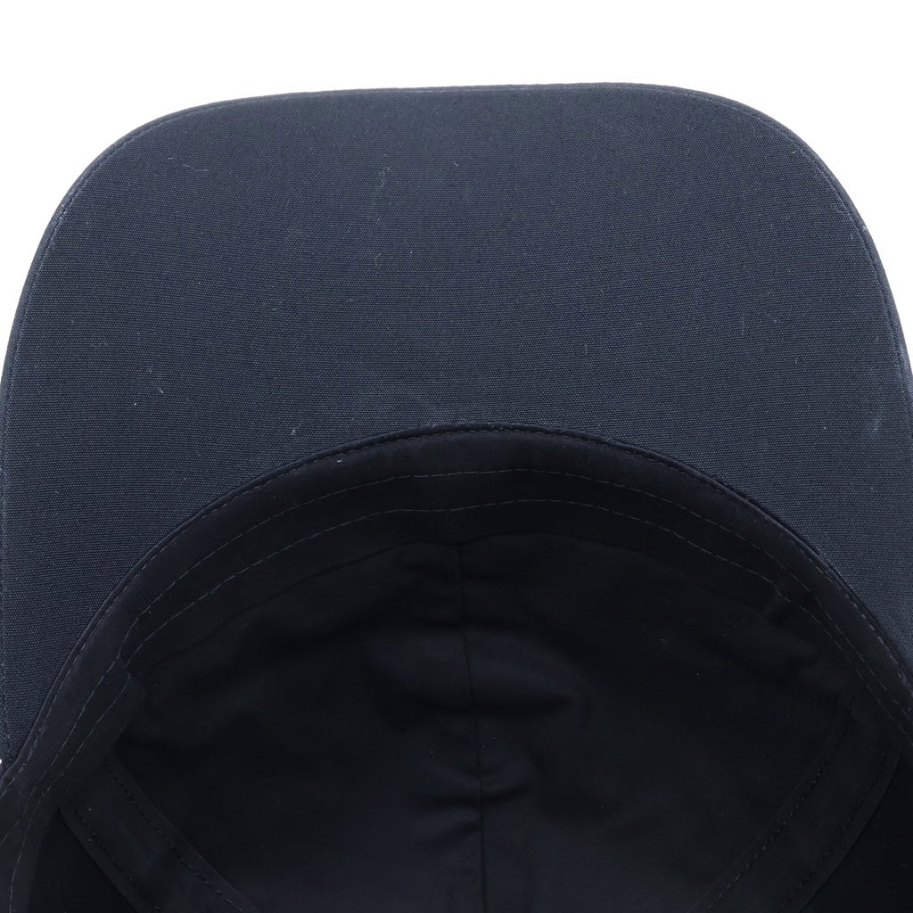 DRKSHDW(ダークシャドウ) 26SS TEMPLE BASEBALL CAP テンプル ベースボールキャップ ブラック DA01F4478-TEEM9