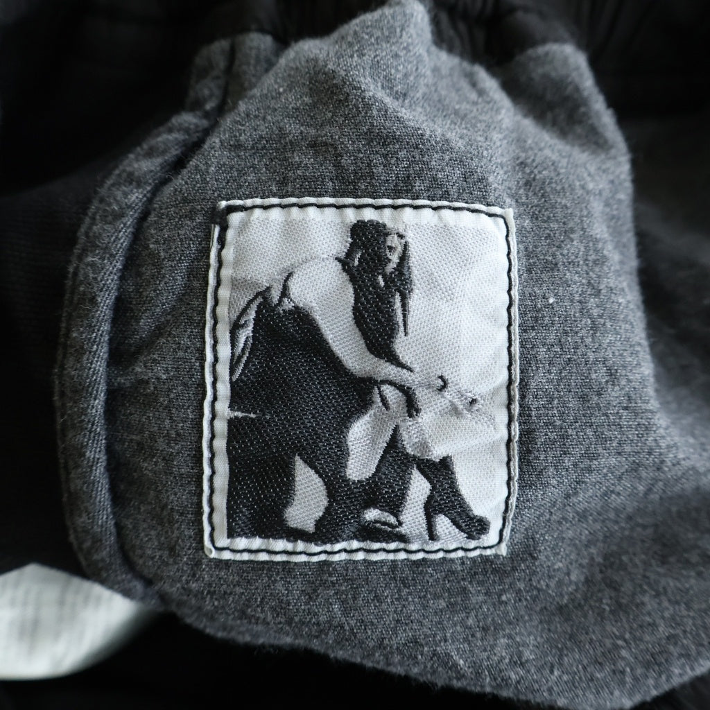 Rick Owens DRKSHDW(リックオウエンス ダークシャドウ) 26SS LONG BOXERS BUTT ZIP ロングボクサー バット ジップ ショーツ ドローストリング カットオフ ハーフパンツ ブラック DU01F4383-CVS