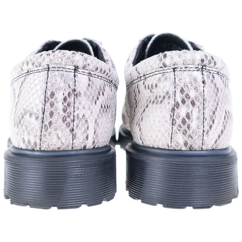 Dr.Martens(ドクターマーチン) 26SS ×SUPREME POSTAL 4-EYE SHOE SNEAKSKIN シュプリーム ポスタル スネークスキン 4ホール ローカットシューズ ベージュ UK9/28cm 43497020