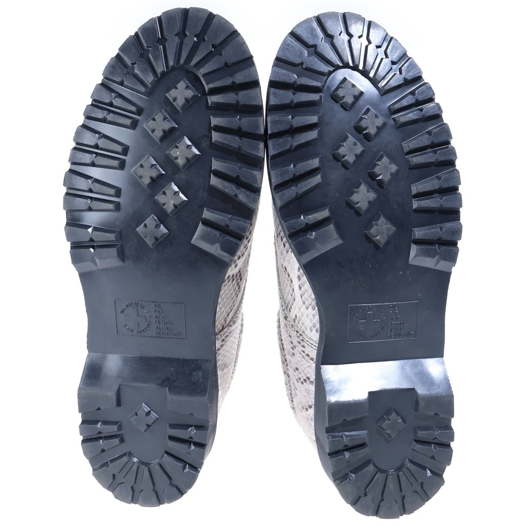 Dr.Martens(ドクターマーチン) 26SS ×SUPREME POSTAL 4-EYE SHOE SNEAKSKIN シュプリーム ポスタル スネークスキン 4ホール ローカットシューズ ベージュ UK9/28cm 43497020