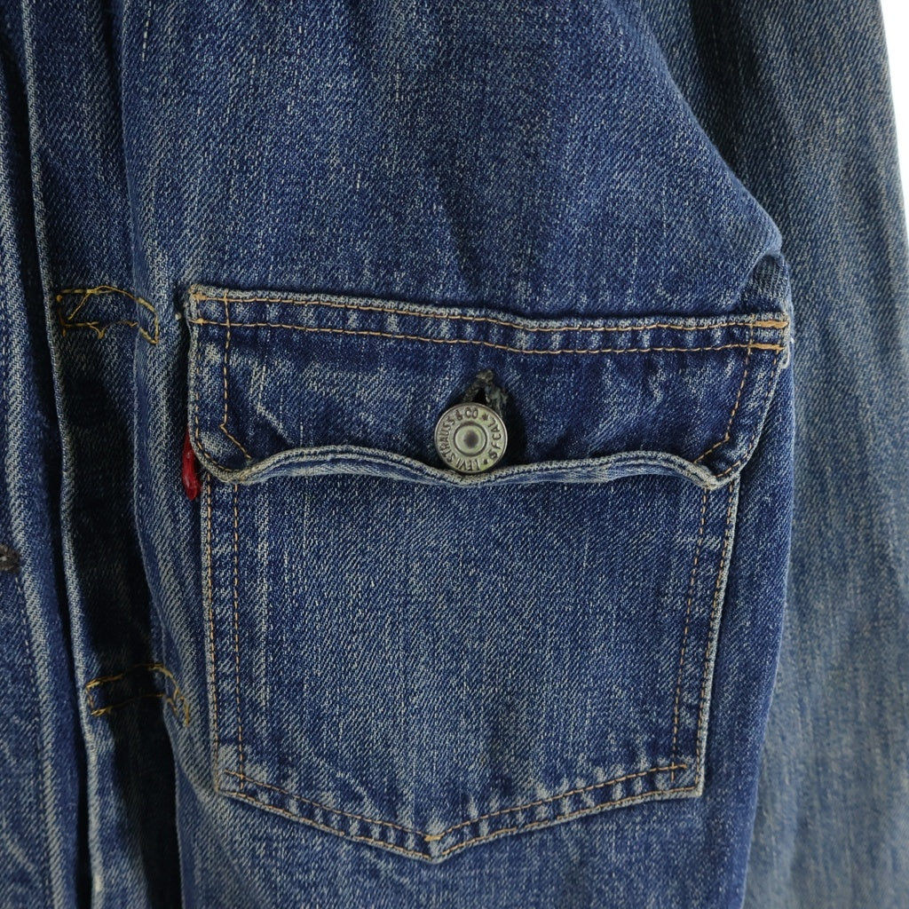 Levi's(リーバイス) 50S VINTAGE 507XX 2nd 片面BIG E ボタン裏17 革パッチ デニムトラッカージャケット インディゴ