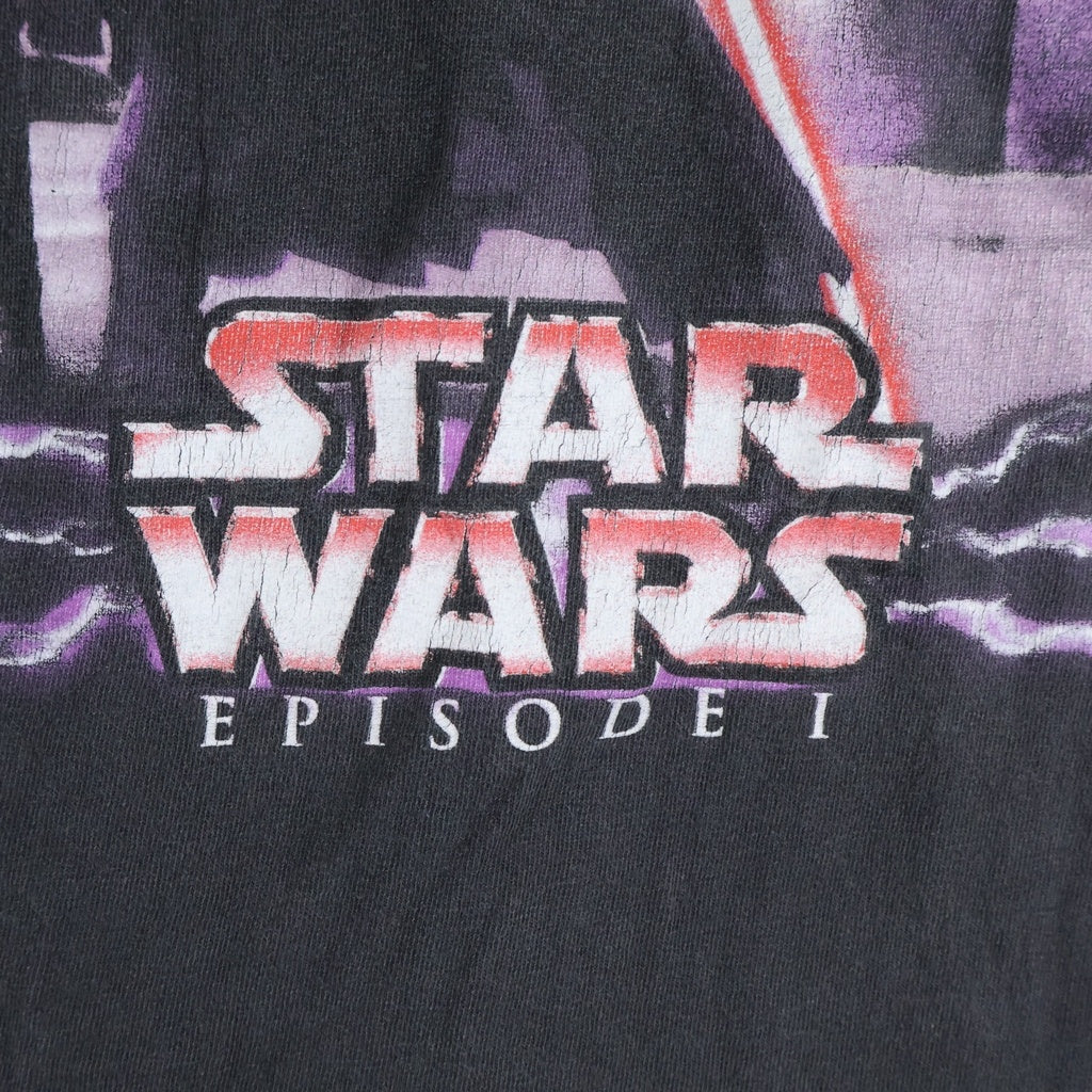 VINTAGE(ヴィンテージ) 90S STAR WARS JEDI&SITH TEE スターウォーズ 両面プリント 半袖カットソーTシャツ ブラック