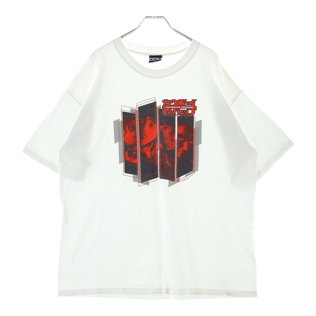 VINTAGE(ヴィンテージ) 00S COWBOY BEBOP 4PANEL PRINT TEE カウボーイビバップ 4コマ 両面プリント 半袖カットソーTシャツ ホワイト