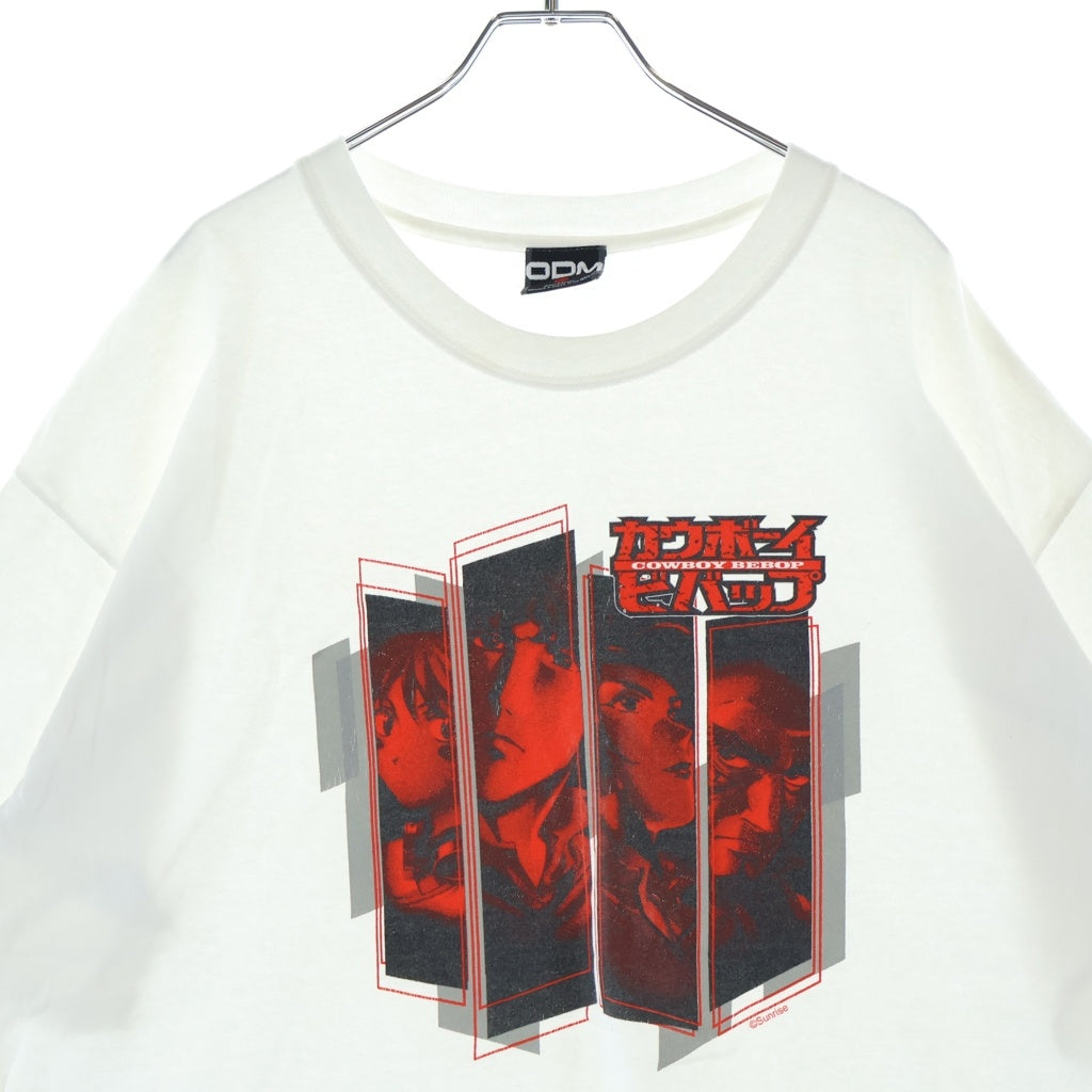 VINTAGE(ヴィンテージ) 00S COWBOY BEBOP 4PANEL PRINT TEE カウボーイビバップ 4コマ 両面プリント 半袖カットソーTシャツ ホワイト