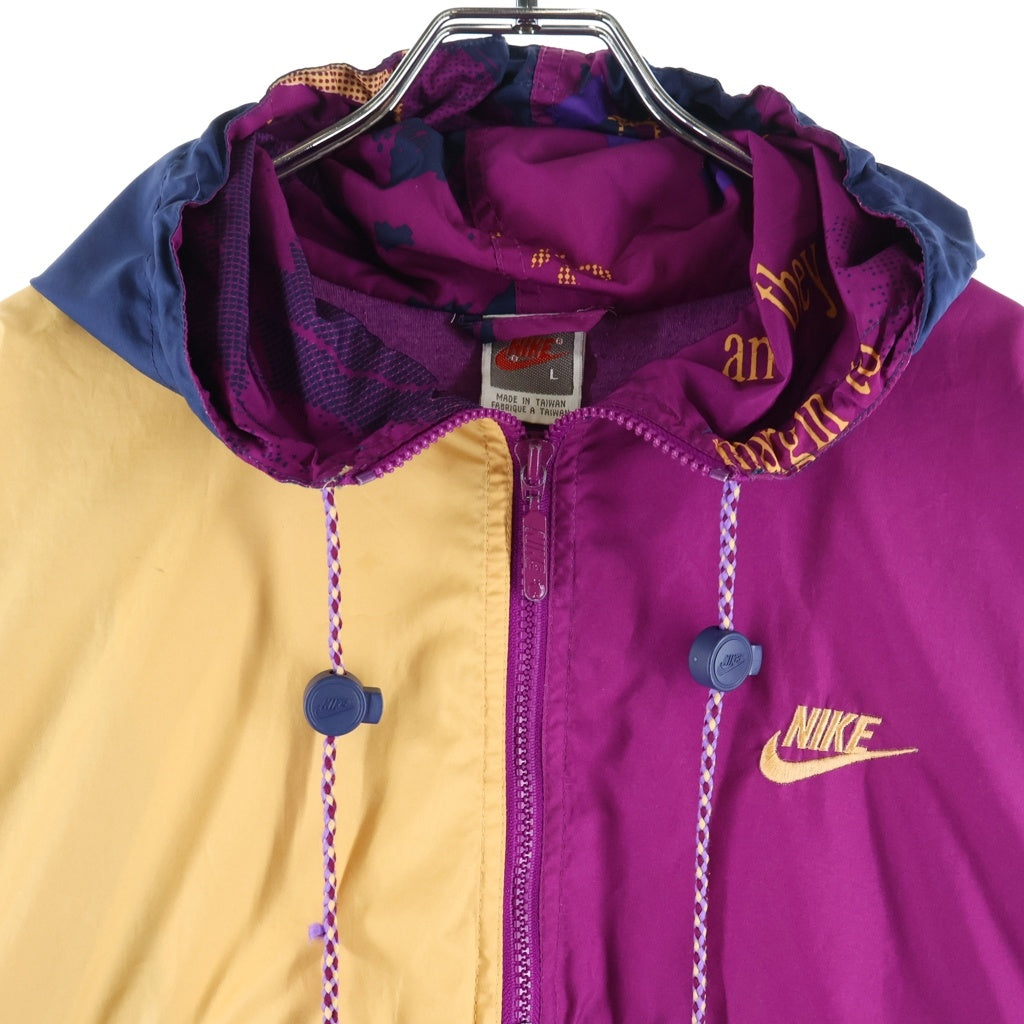 NIKE(ナイキ) 90S VINTAGE MULCH COLOR WAPPEN&EMBROIDERY ANORAK PARKER アノラック パーカー マルチカラー