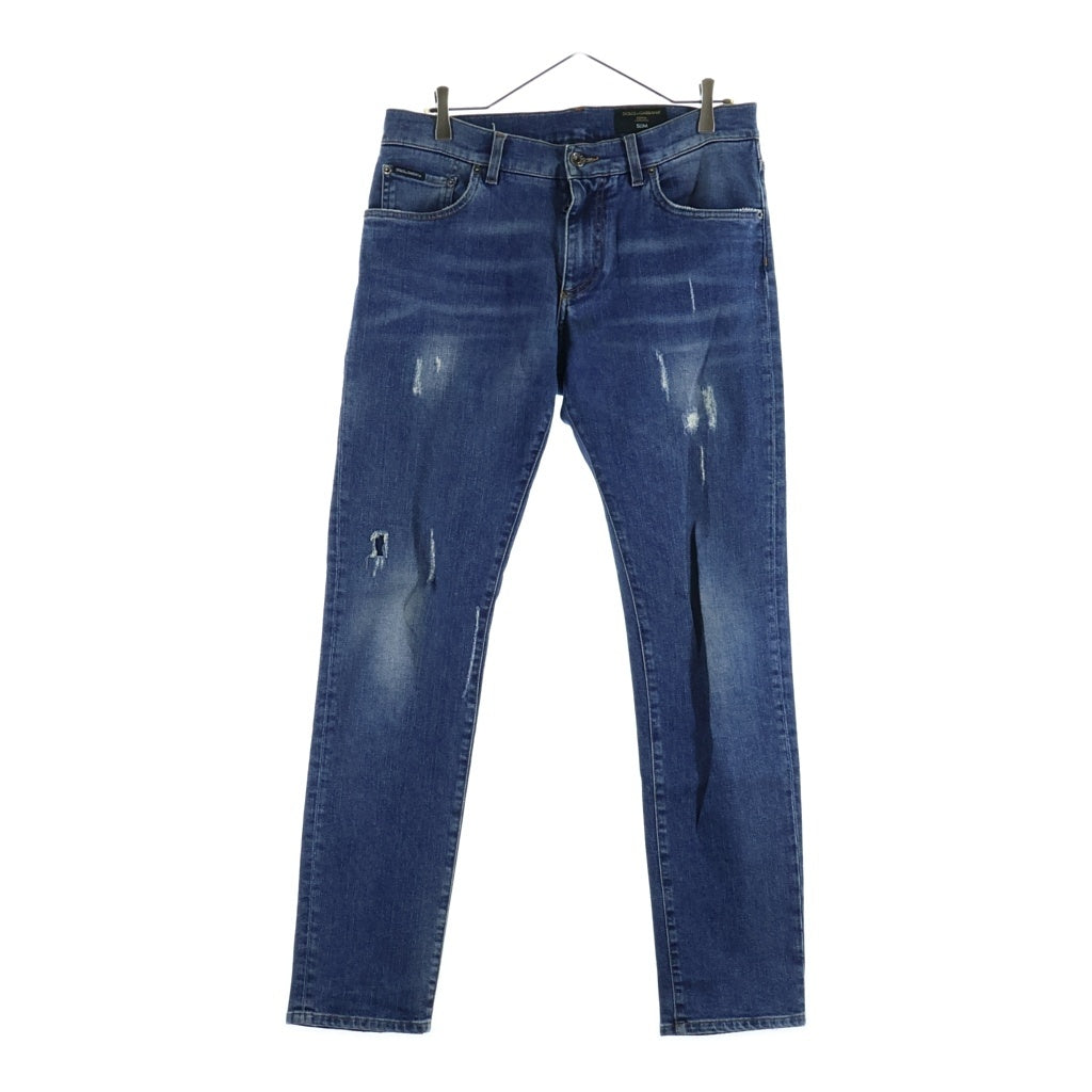 DOLCE & GABBANA(ドルチェアンドガッバーナ) 00S DENIM SKINNY PANTS デニム スキニー パンツ インディゴ