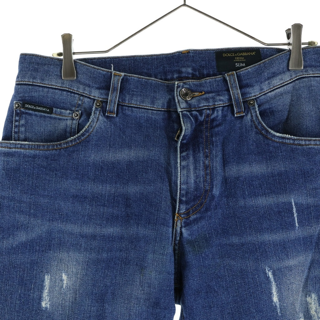 DOLCE & GABBANA(ドルチェアンドガッバーナ) 00S DENIM SKINNY PANTS デニム スキニー パンツ インディゴ