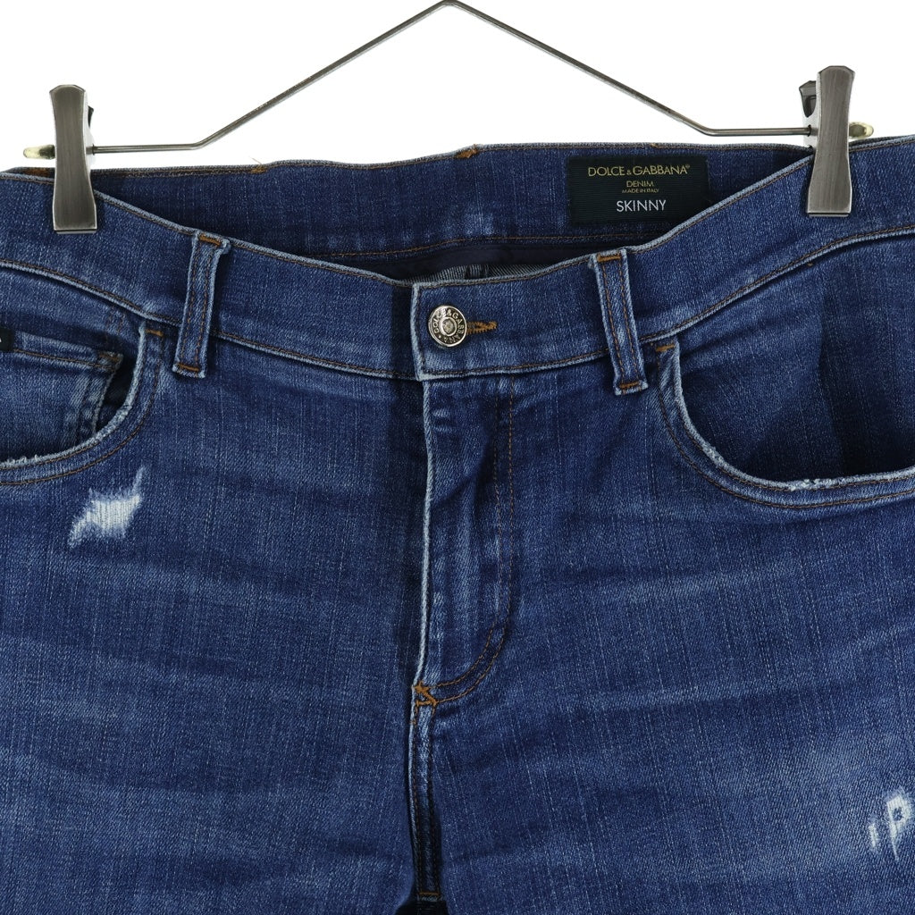 DOLCE & GABBANA(ドルチェアンドガッバーナ) 00S DENIM SKINNY PANTS デニム スキニー パンツ インディゴ