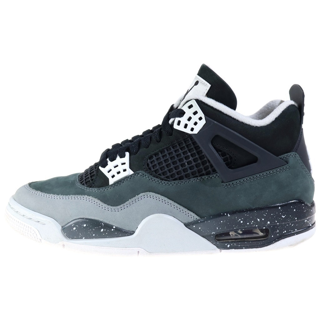 NIKE(ナイキ) AIR JORDAN RETRO FEAR エアジョーダン 4 レトロ フィアー ミッドカットスニーカー ブラック/グレー US8/26cm FQ8138-002
